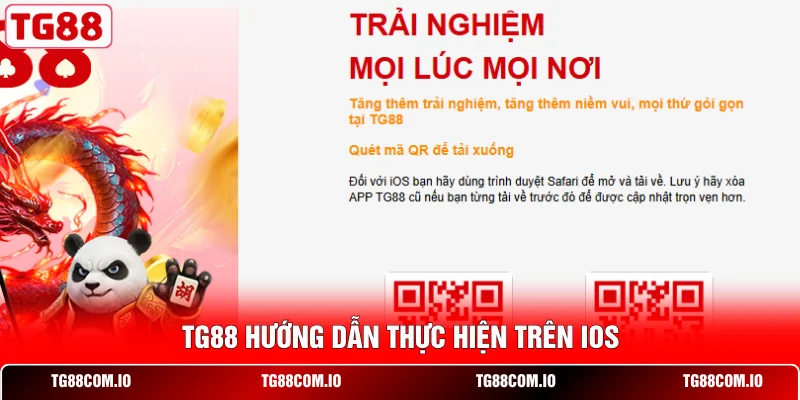 Tải App TG88 2 TG88 hướng dẫn thực hiện trên iOS