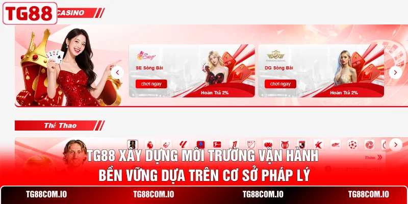 TG88 xây dựng môi trường vận hành bền vững dựa trên cơ sở pháp lý
